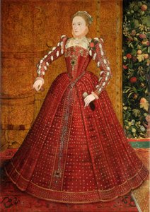 イギリスのエリザベス1世の肖像The Hampden Portrait、ca 1563