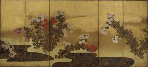 川辺の菊 江戸時代・19世紀