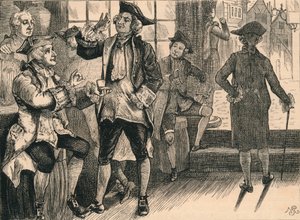 Hardhams Tobacco Shop、c1880のグループ。