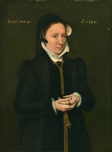 女性の肖像、1562年。
