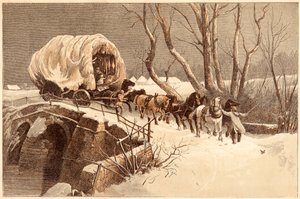 クリスマスワゴン、1866年
