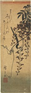 （藤枝の鳥） 作： 歌川広重