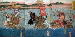 宇治川合戦の図（1831-32年頃