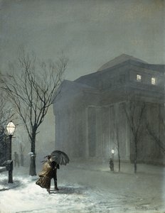 雪の中のアルバニー