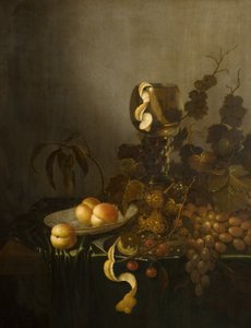 果物とホックグラスのある静物