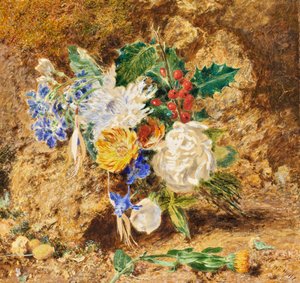 冬の花、1850年頃