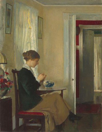 ジョセフィン・ニッティング、1916年。 作： Edmund Charles Tarbell