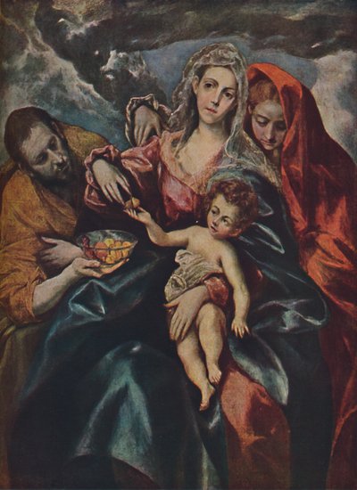 聖家族、聖家族、c1590、1938 作： El Greco