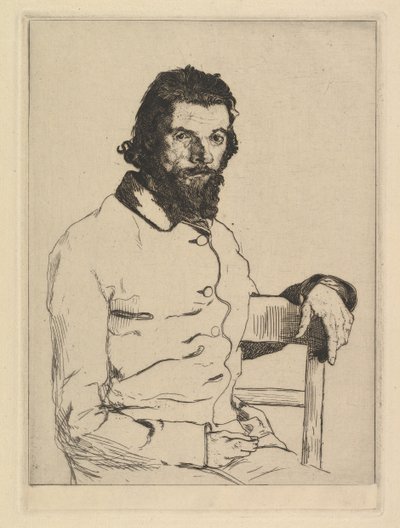 チャールズ・メリオンの肖像、1853年。 作： フェリックス・ブラクモンド