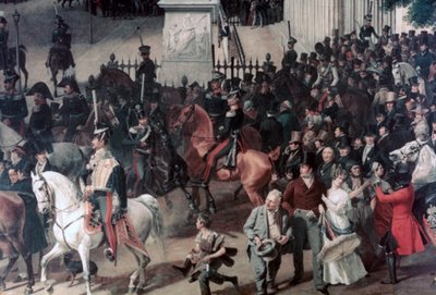 ベルリンのオペラ座でのパレード、詳細、c1817-1857 作： フランツ・クルーガー