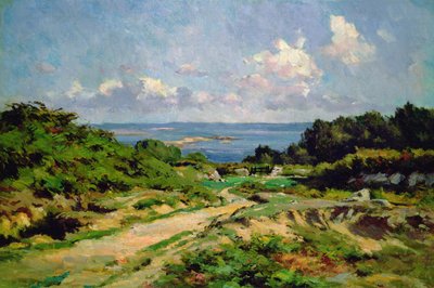 海の景色, モルビアン 作： Georges Serrier