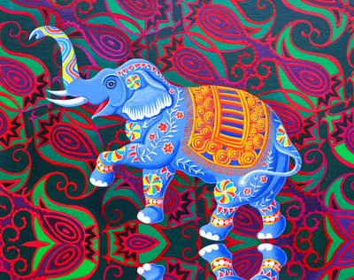 インド象、2016年、 作： Jane Tattersfield