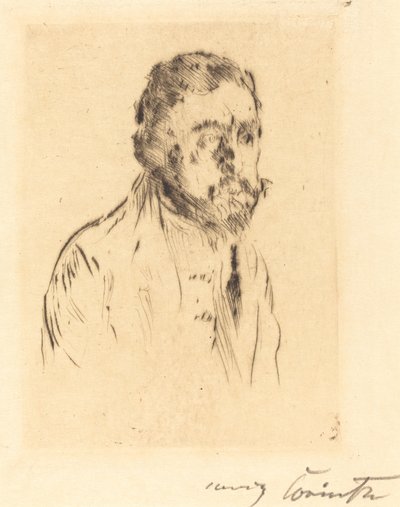 H.St.のポートレート・スタディ H.St.のポートレート・スタディ、1920年。 作： Lovis Corinth