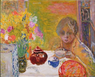 昼食、1932 作： Pierre Bonnard