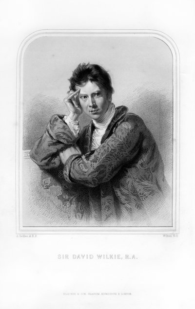 デイビッドウィルキー卿、スコットランドの画家、1870年。 作： ウィリアム・ホール